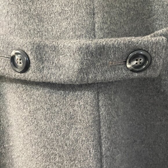 Vintage David Baker Long Wool Overcoat Size M Mister Coats for Her - Picture 3 of 16